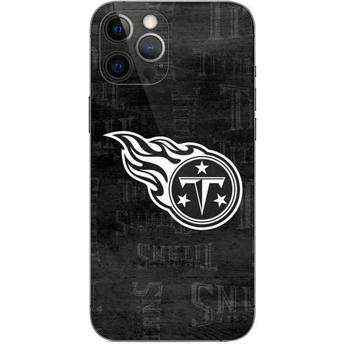 NFL Tennessee Titans Black & White iPhone 12 Pro Max Skin